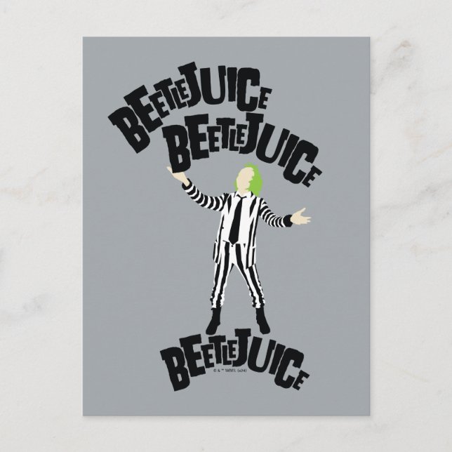 Beetlejuice Beetlejuice Beetlejuice Vykort (Framsida)
