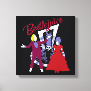 Beetlejuice Beetlejuice & Lydia Bröllop Canvastryck