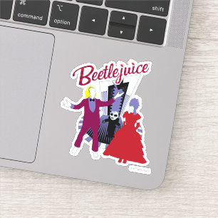Beetlejuice Beetlejuice & Lydia Bröllop Klistermärken