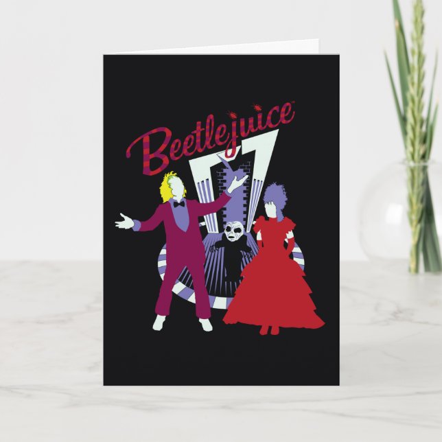Beetlejuice | Beetlejuice & Lydia Bröllop Kort (Framsida)