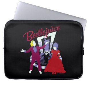 Beetlejuice   Beetlejuice & Lydia Bröllop Laptop Fodral