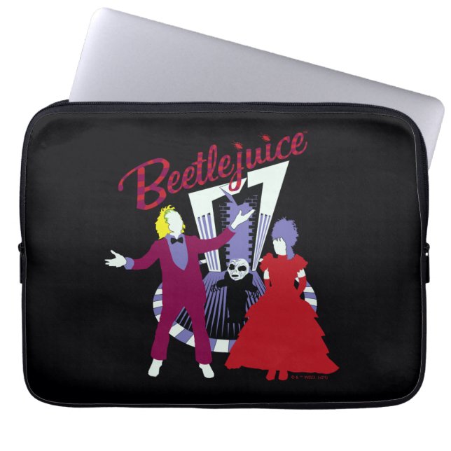 Beetlejuice | Beetlejuice & Lydia Bröllop Laptop Fodral (Framsidan)
