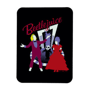 Beetlejuice Beetlejuice & Lydia Bröllop Magnet