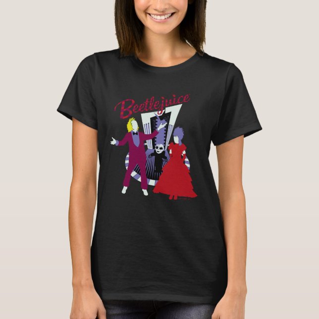 Beetlejuice | Beetlejuice & Lydia Bröllop T Shirt (Framsida)