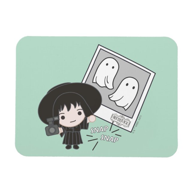 Beetlejuice | Chibi Lydia Ghost Photography Magnet (Horisontell)