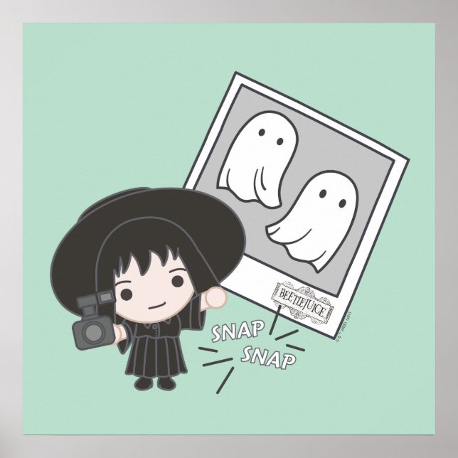 Beetlejuice | Chibi Lydia Ghost Photography Poster (Framsidan)