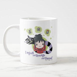 Beetlejuice Chibi Lydia "Strange and Unusual" Jumbo Mugg