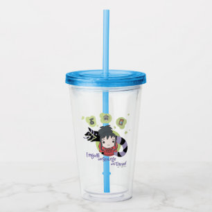 Beetlejuice   Chibi Lydia "Strange and Unusual" Take Away Mugg