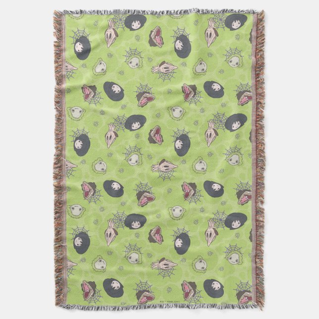 Beetlejuice | Cute Chibi Toss Mönster Filt (Framsidan Vertikal)