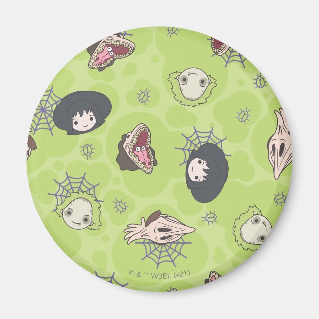 Beetlejuice | Cute Chibi Toss Mönster Magnet (Framsidan)
