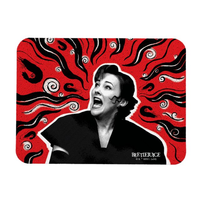 Beetlejuice | Delia Deetz Magnet (Horisontell)