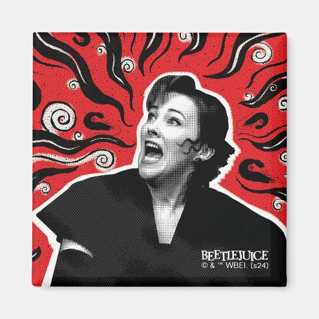 Beetlejuice | Delia Deetz Magnet (Framsidan)