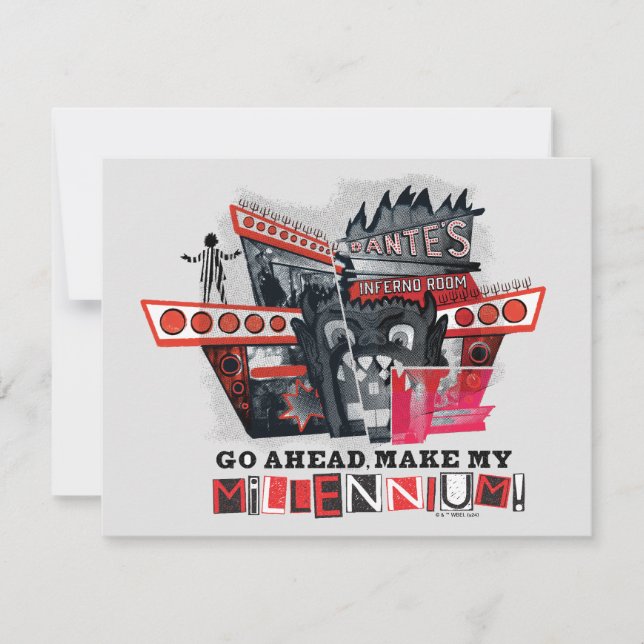 Beetlejuice | Fortsätt och gör mitt årtusende Anteckningskort (Framsida)