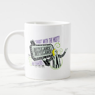 Beetlejuice "Ghost with the Mest" Marquee Jumbo Mugg