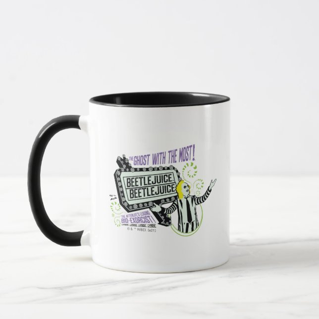 Beetlejuice | "Ghost with the Mest" Marquee Mugg (Vänster)