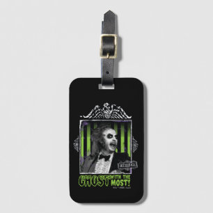 Beetlejuice "Ghost with the mest" Porträtt Bagagebricka