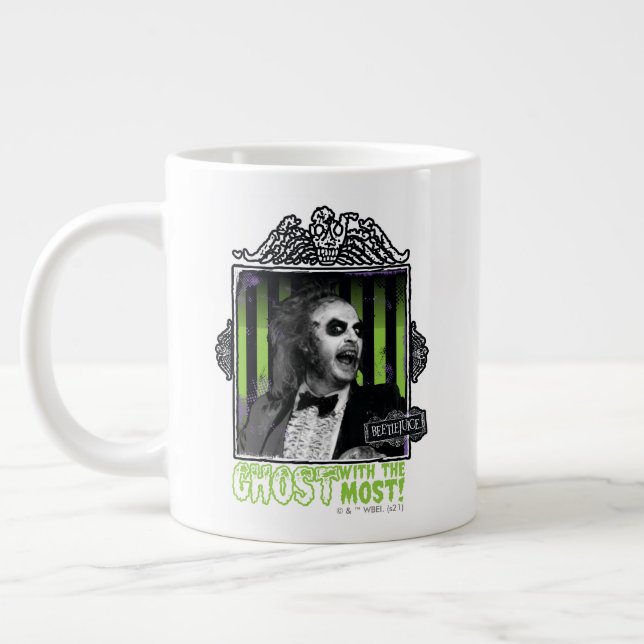 Beetlejuice | "Ghost with the mest" Porträtt Jumbo Mugg (Vänster)