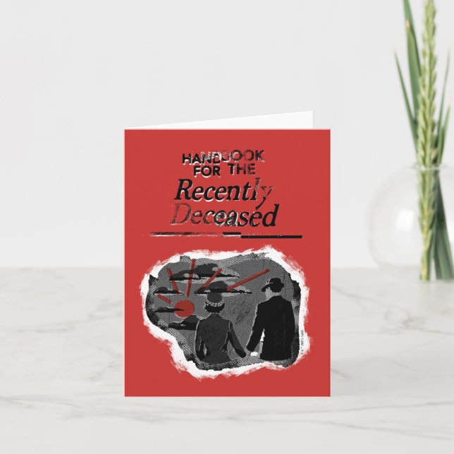 Beetlejuice | Handbok för den senast avlidna Anteckningskort (Framsida)