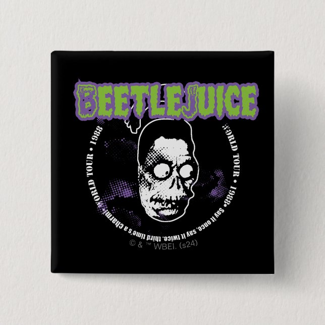 Beetlejuice | Harry the Hunter Shrunken Head Knapp (Framsida)