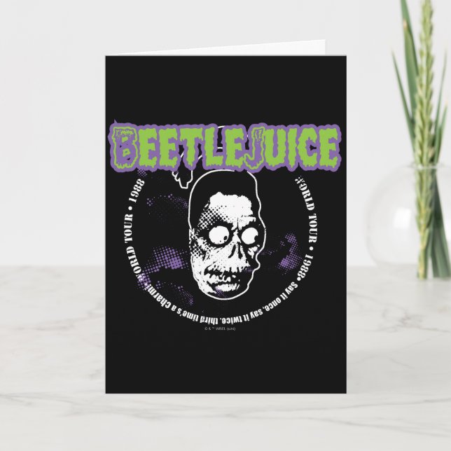 Beetlejuice | Harry the Hunter Shrunken Head Kort (Framsida)