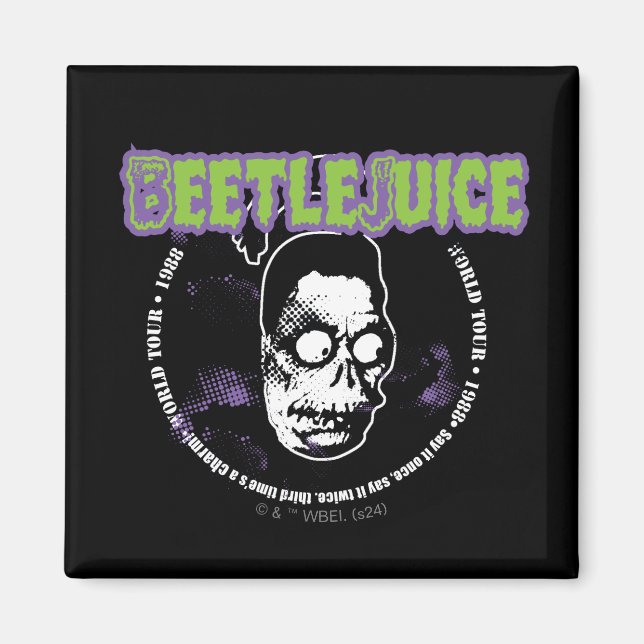 Beetlejuice | Harry the Hunter Shrunken Head Magnet (Framsidan)