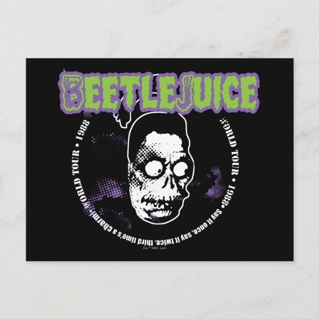 Beetlejuice | Harry the Hunter Shrunken Head Vykort (Framsida)