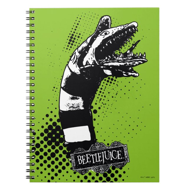 Beetlejuice | Illustration av sandmask Anteckningsbok (Framsidan)