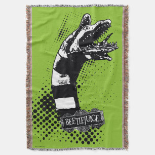 Beetlejuice   Illustration av sandmask Filt