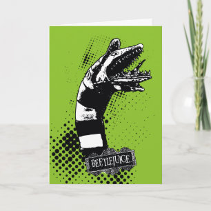Beetlejuice Illustration av sandmask Kort