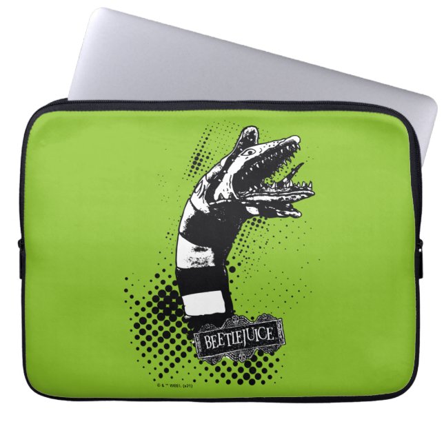 Beetlejuice | Illustration av sandmask Laptop Fodral (Framsidan)