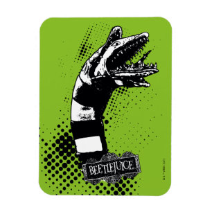 Beetlejuice Illustration av sandmask Magnet