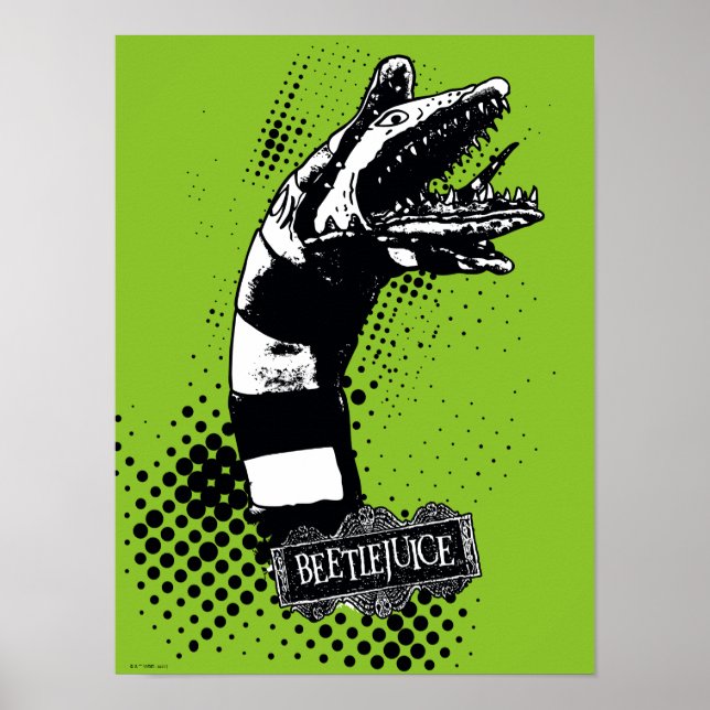 Beetlejuice | Illustration av sandmask Poster (Framsidan)