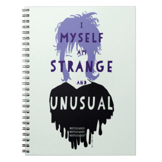 Beetlejuice | Lydia "Strange and Unusual"-grafik Anteckningsbok