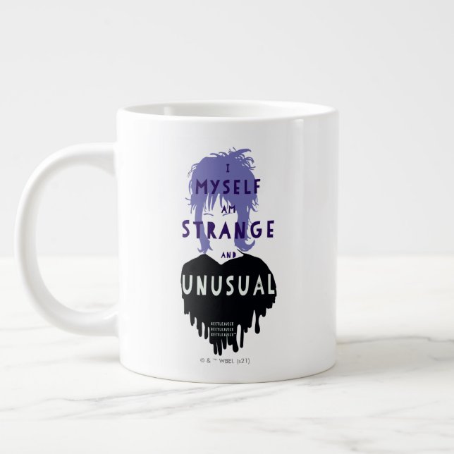 Beetlejuice | Lydia "Strange and Unusual"-grafik Jumbo Mugg (Vänster)