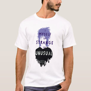 Beetlejuice Lydia "Strange and Unusual"-grafik T Shirt