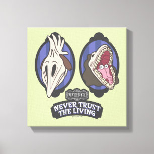 Beetlejuice Maitlands "Lita aldrig på livet" Canvastryck