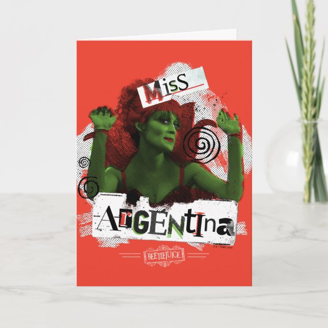 Beetlejuice | Miss Argentina Kort (Framsida)