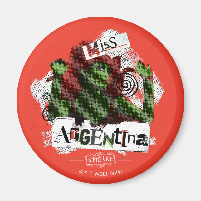 Beetlejuice | Miss Argentina Magnet (Framsidan)