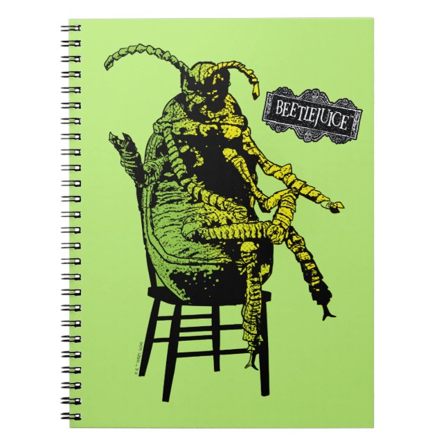 Beetlejuice | Ordförandegrupp Anteckningsbok (Framsidan)