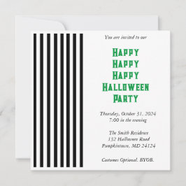 Beetlejuice Party Inbjudningar