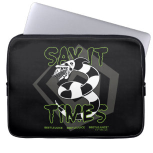 Beetlejuice   Säg det tre gånger Laptop Fodral