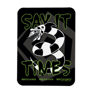 Beetlejuice Säg det tre gånger Magnet