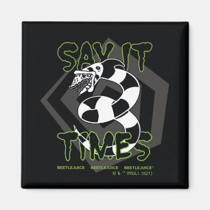 Beetlejuice Säg det tre gånger Magnet