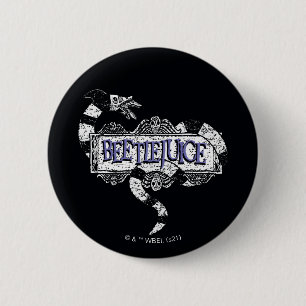 Beetlejuice Sandmask, kokt på Logotypen Beetlej Knapp