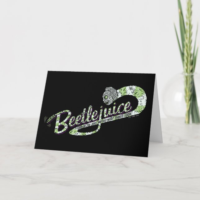Beetlejuice | Sätt på saften Kort (Framsida)