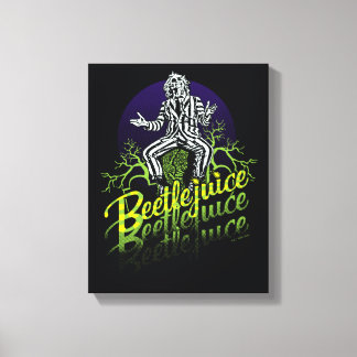 Beetlejuice | Sitta vid Gravsten Canvastryck