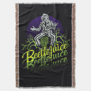 Beetlejuice Sitta vid Gravsten Filt
