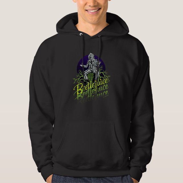 Beetlejuice | Sitta vid Gravsten Hoodie (Framsida)
