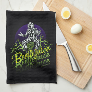 Beetlejuice Sitta vid Gravsten Kökshandduk