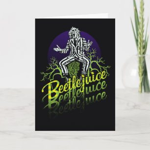 Beetlejuice Sitta vid Gravsten Kort